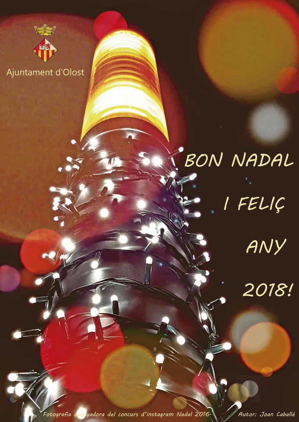 Bon Nadal i feliç any 2018!